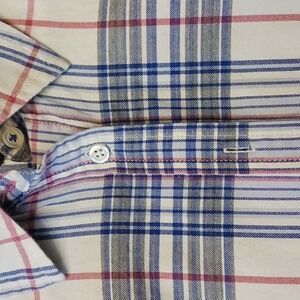 Talbots Plaid Button Down Long Sleeve Shirt